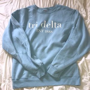 Blue Tri Delta Pullover